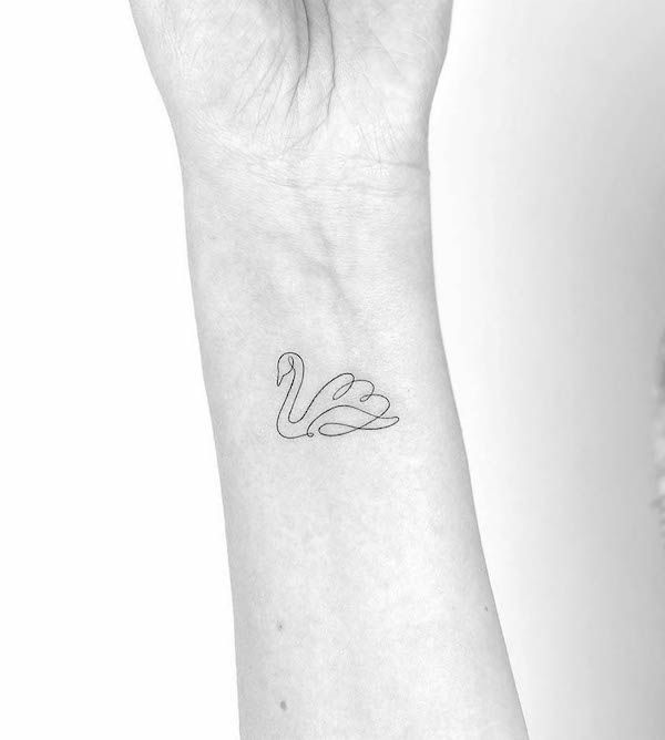 tattoo ideas swan 0024