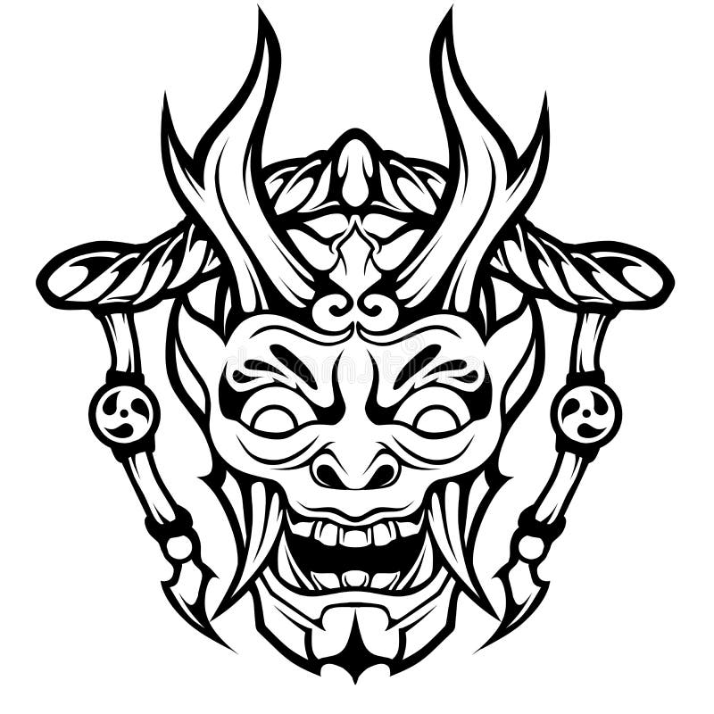 tattoo ideas woman face upside down oni face tattoo 0063