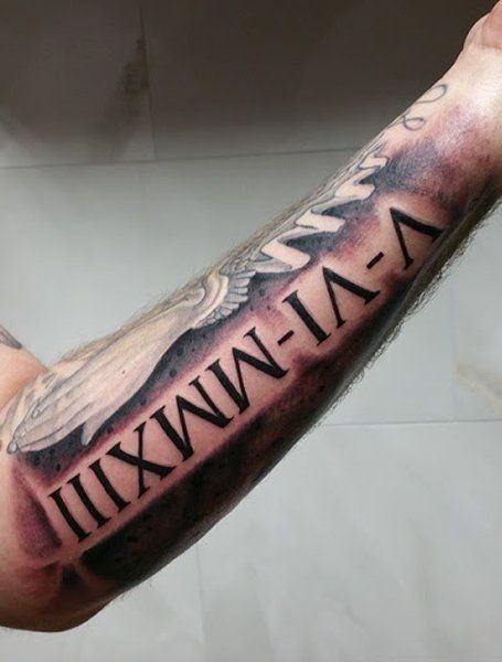 tattoo roman numerals ideas 0026