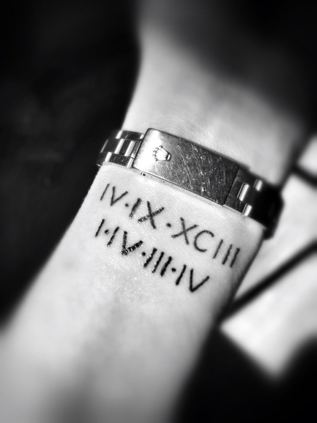 tattoo roman numerals ideas 0073