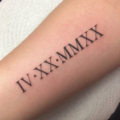 tattoo roman numerals ideas 0079