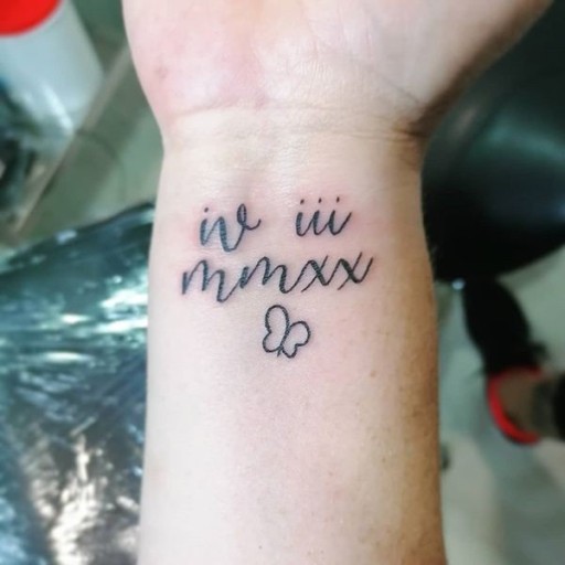 tattoo roman numerals ideas 0081