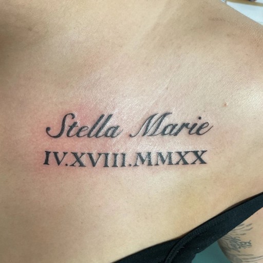 tattoo roman numerals ideas 0098