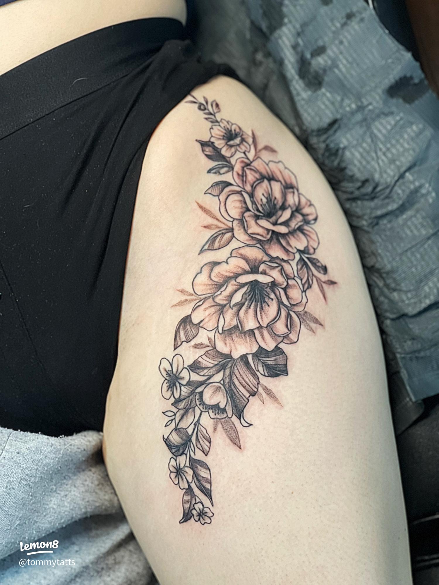 thigh tattoo ideas for women 0035