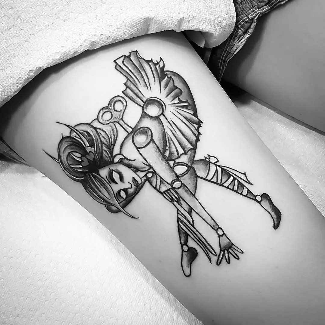 thigh tattoo ideas for women 0042