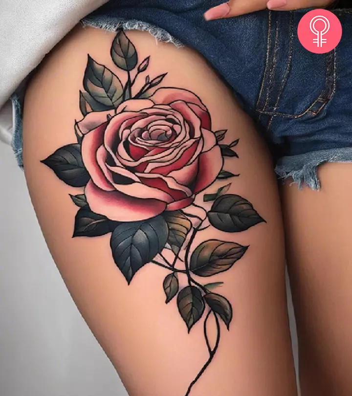 thigh tattoo ideas for women 0047