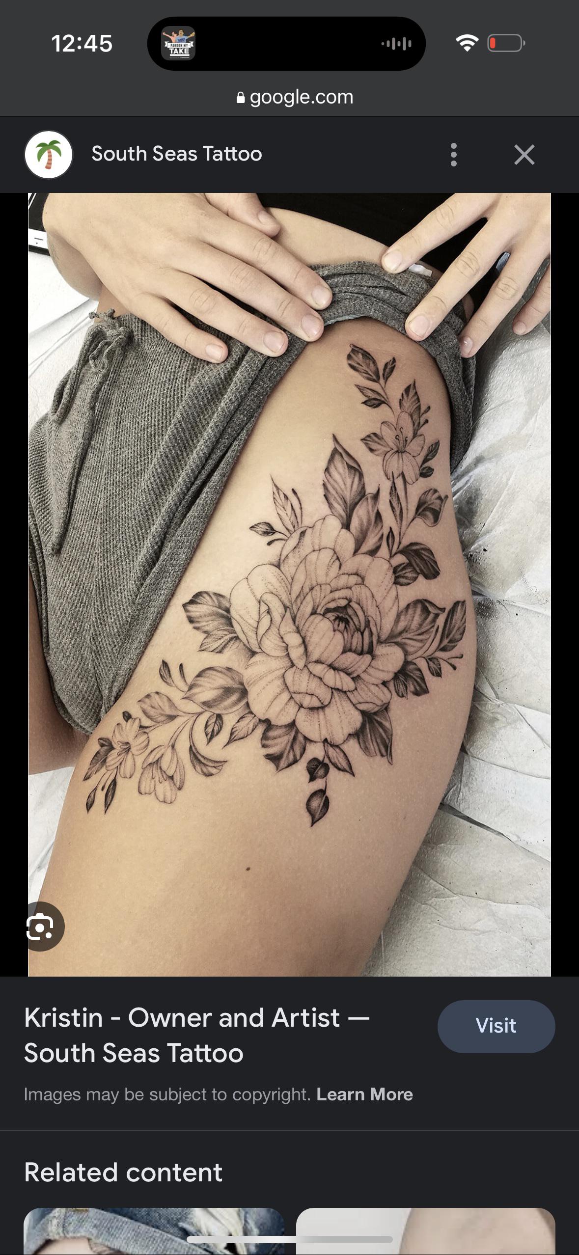 thigh tattoo ideas for women 0050