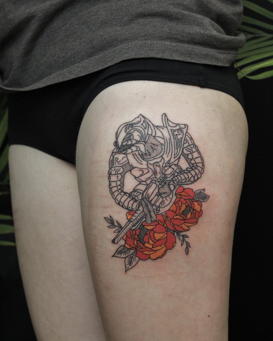 thigh tattoo ideas for women 0066