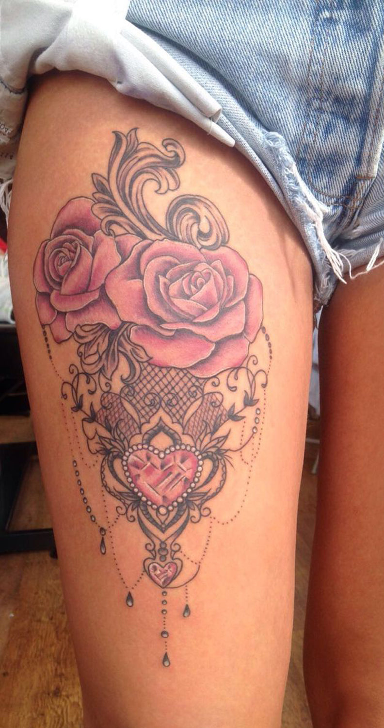 thigh tattoo ideas for women 0084