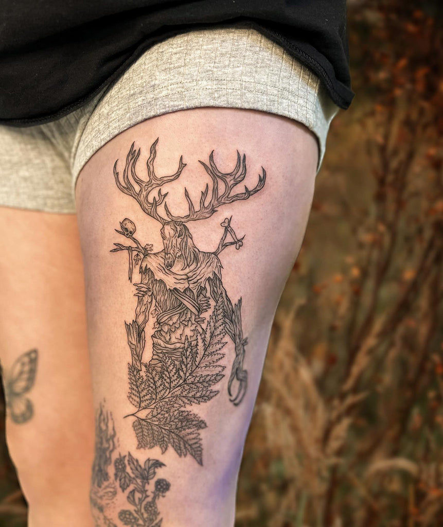 thigh tattoo ideas for women 0091