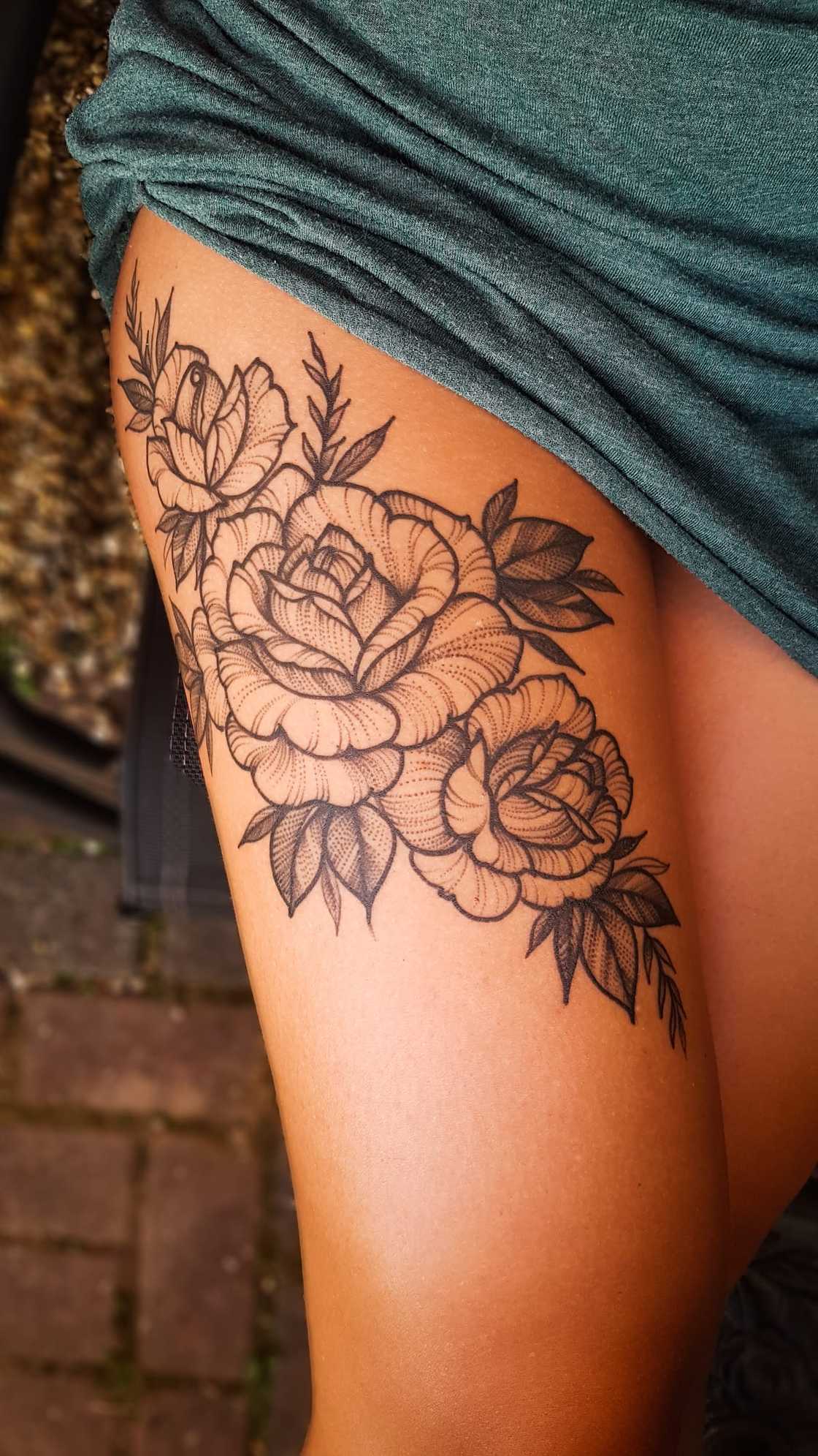 thigh tattoo ideas for women 0094