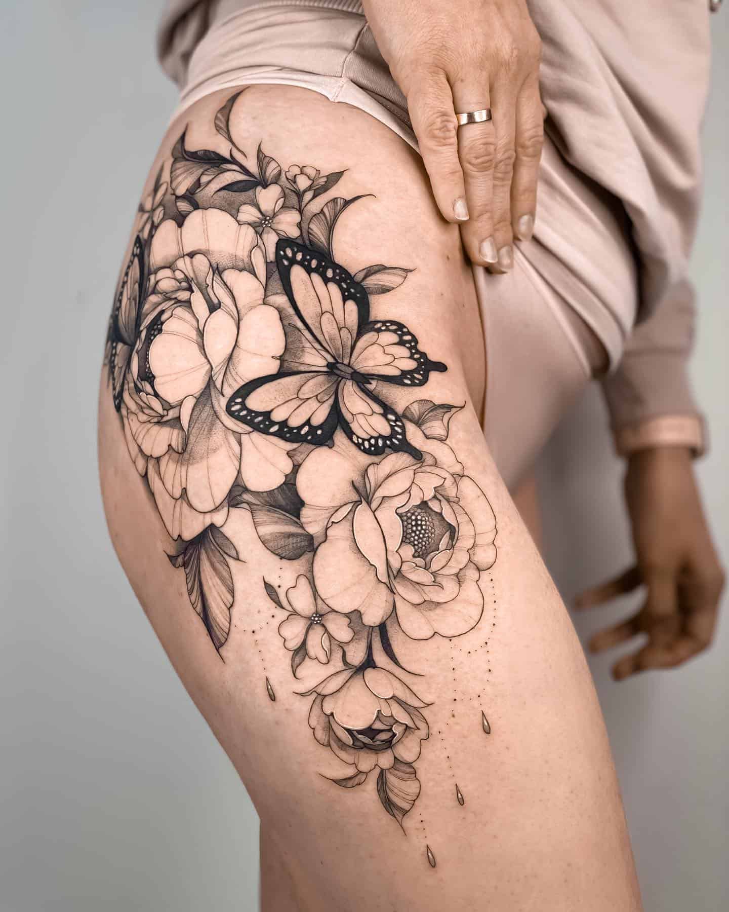 thigh tattoo ideas 0027