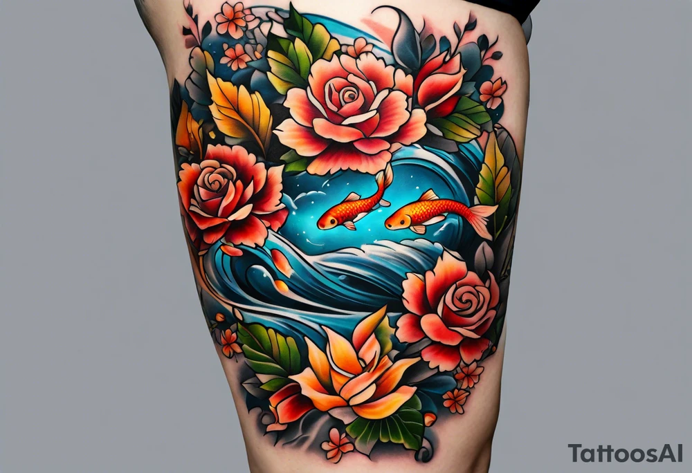 thigh tattoo ideas 0033