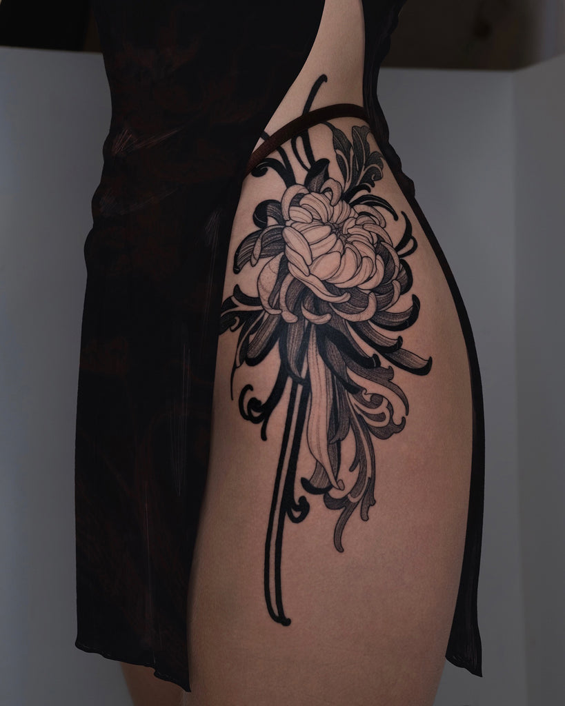 thigh tattoo ideas 0034