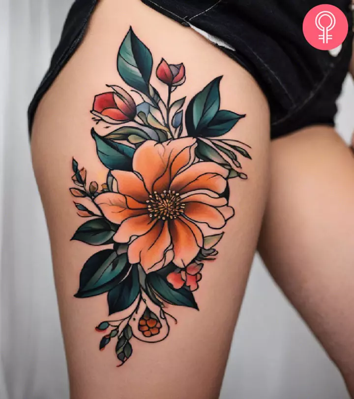 thigh tattoo ideas 0035