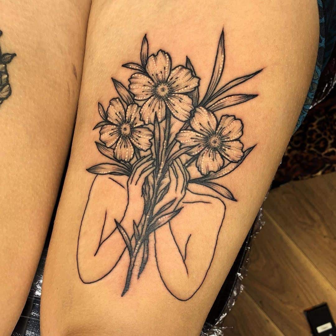 thigh tattoo ideas 0055