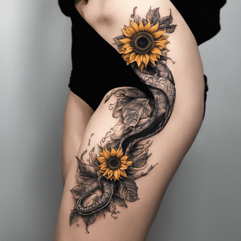 thigh tattoo ideas 0059