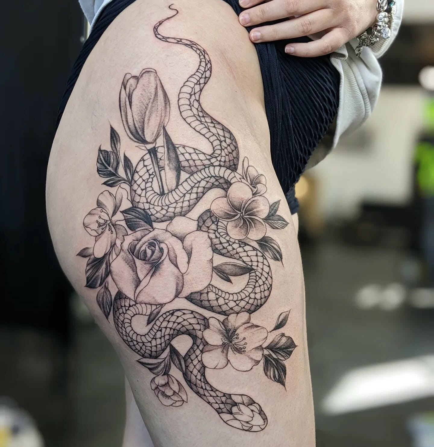 thigh tattoo ideas 0093