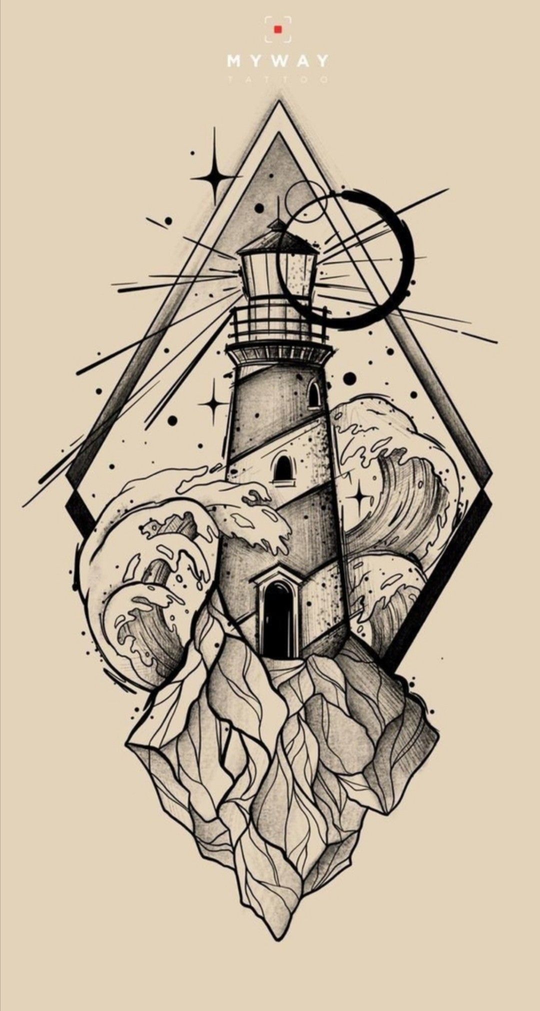 Tiny lighthouse tattoo meaning