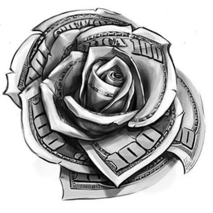 tiny rose tattoo examples