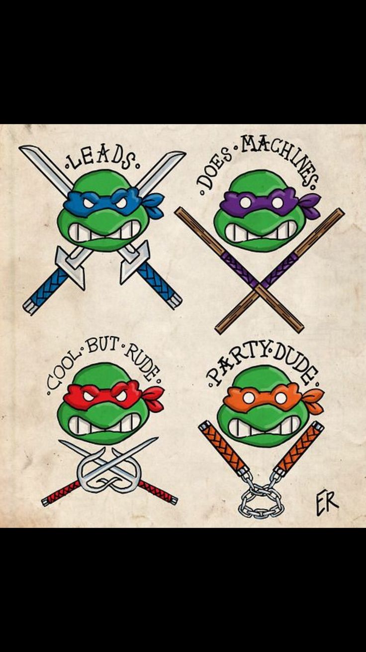 tmnt tattoo ideas 0095