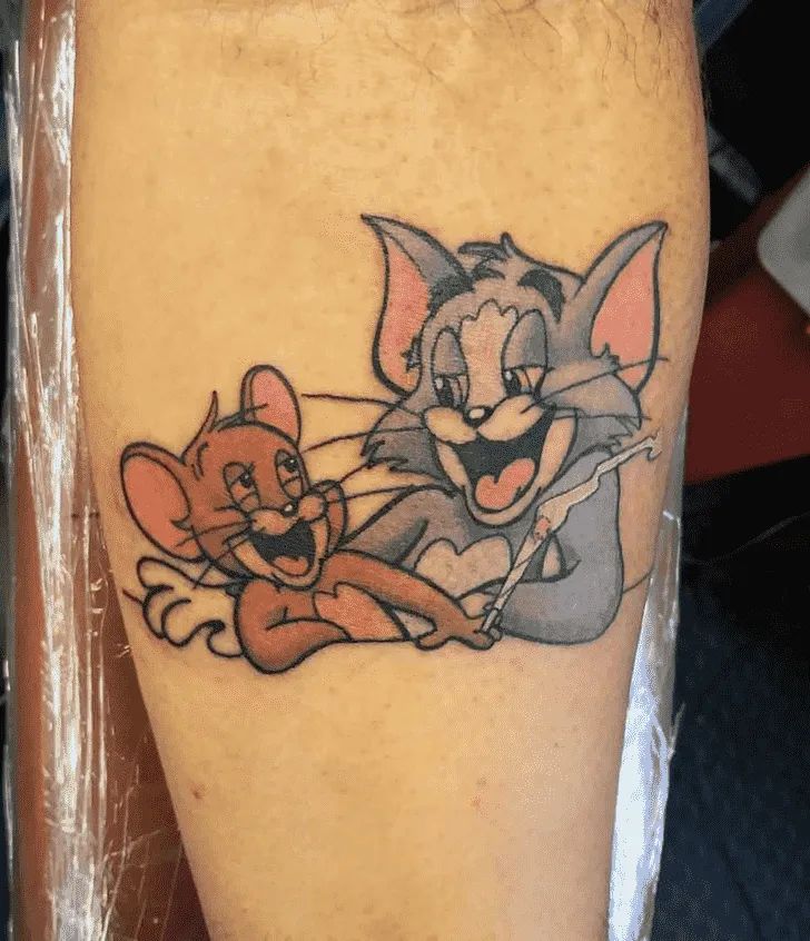 Tom and Jerry hood tattoos ideas 0021