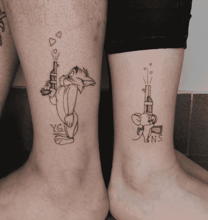 Tom and Jerry hood tattoos ideas 0070