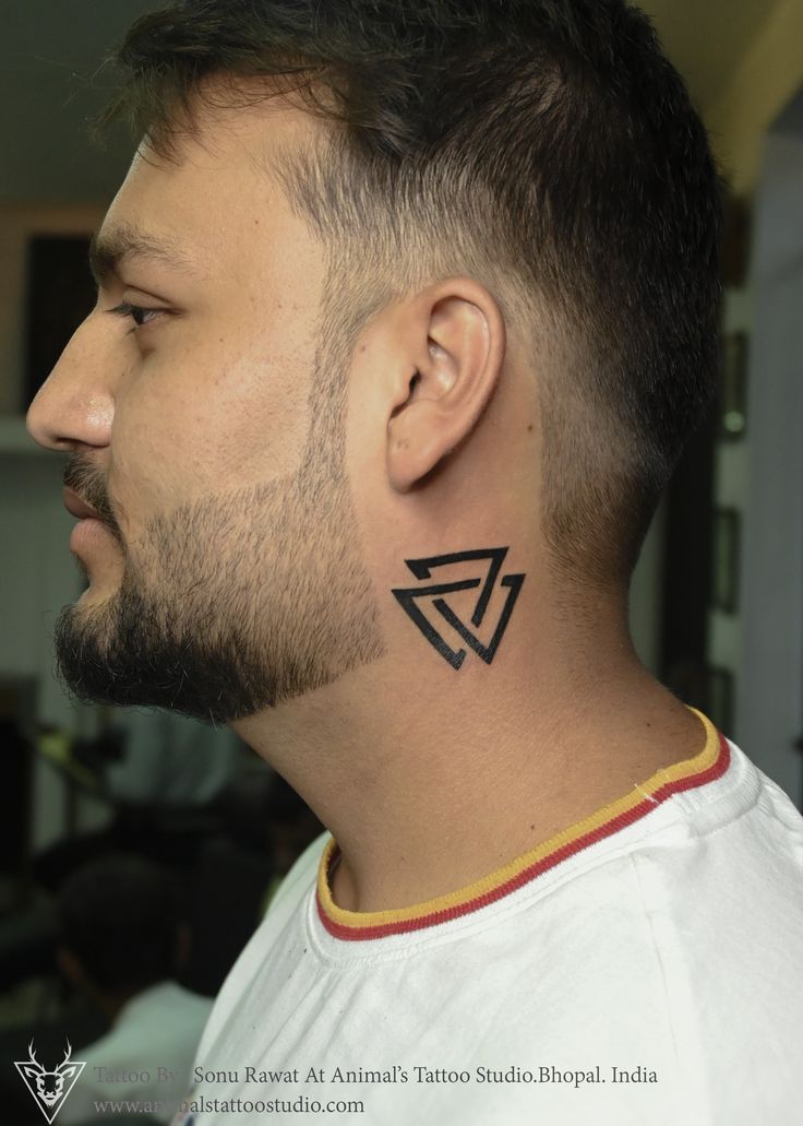 traditional neck tattoo styles men