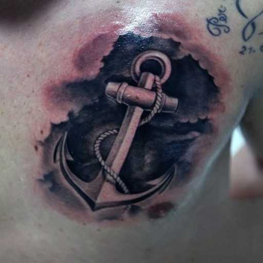 trendy anchor tattoo ideas for summer