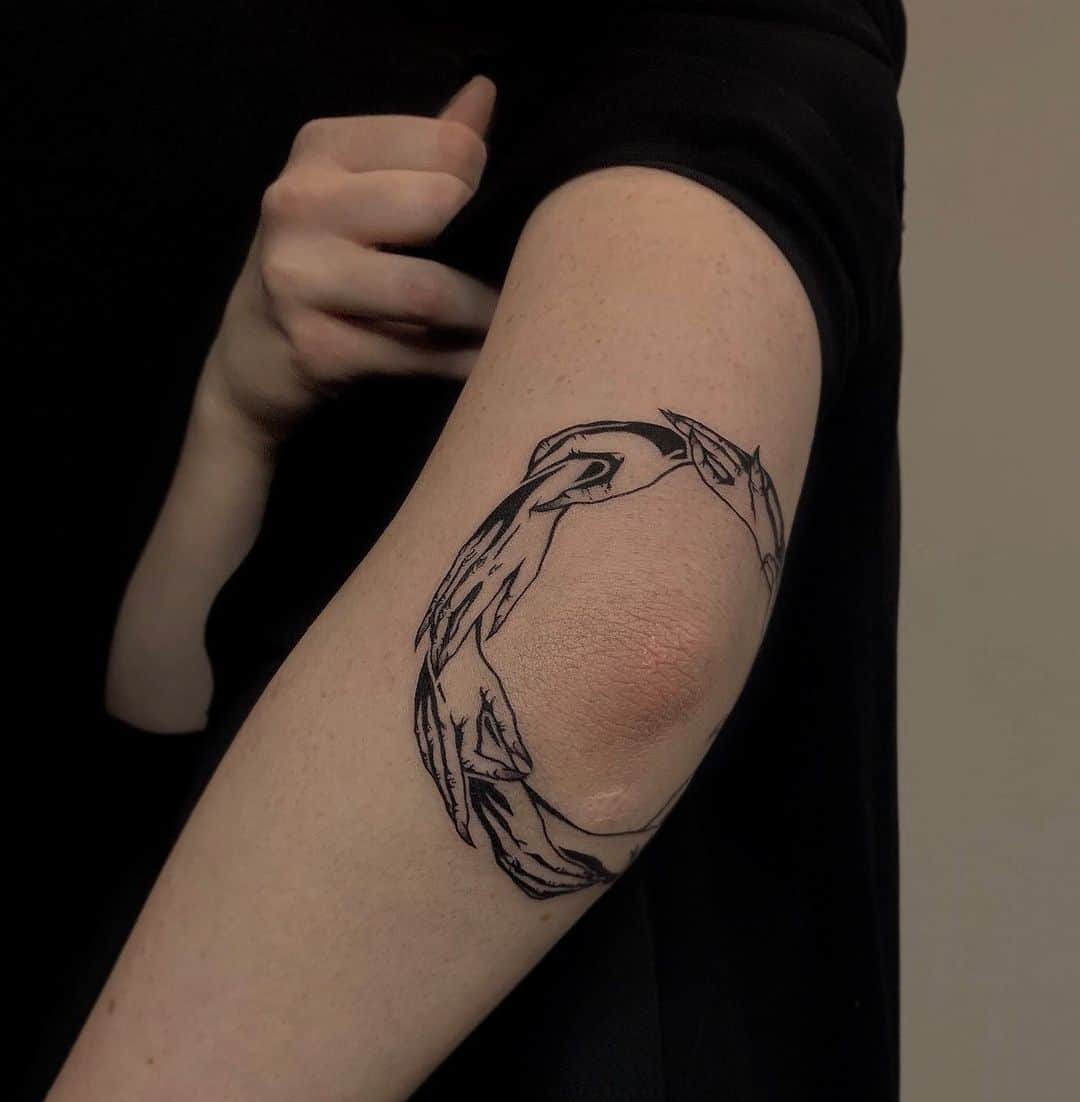 trendy elbow tattoo ideas