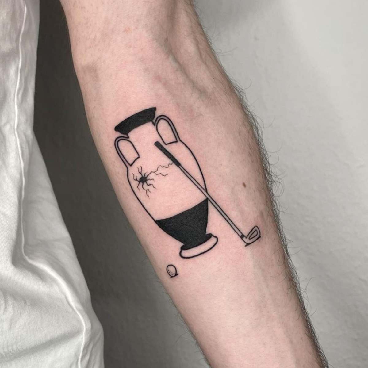 trendy golf tattoo ideas for modern aesthetics