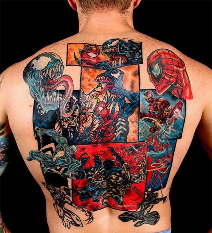 trendy Marvel tattoo ideas for comic lovers