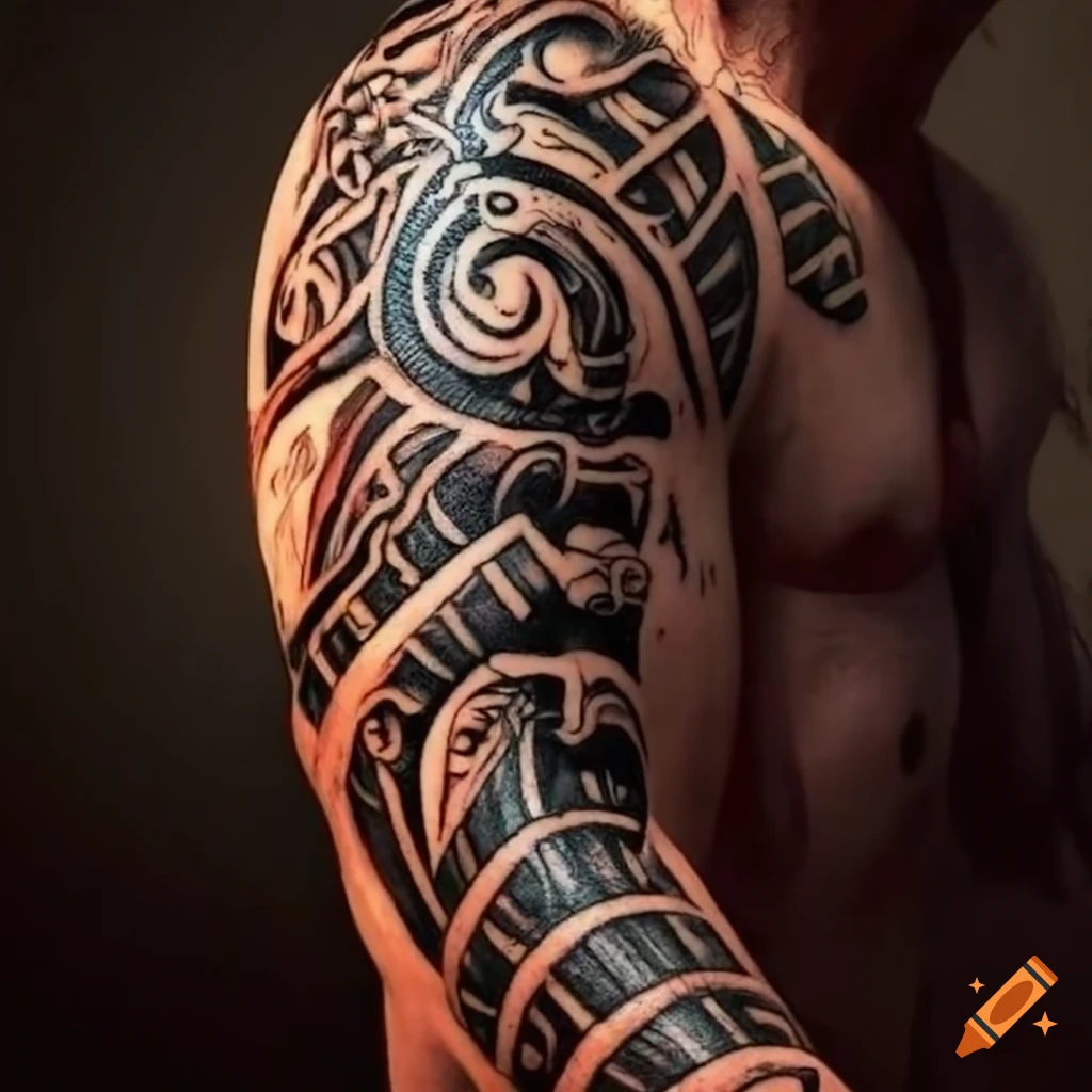 tribal arm tattoo ideas 0040