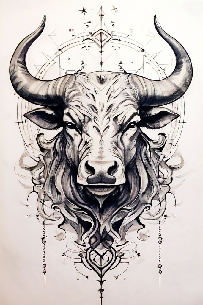 tribal bull tattoo ideas