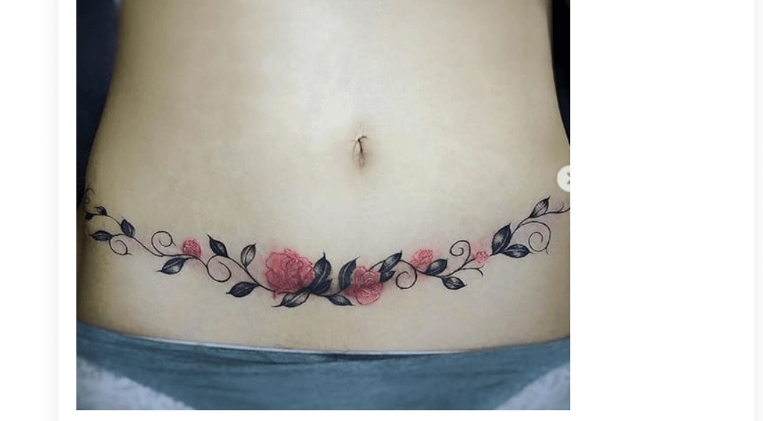 tummy tuck tattoo ideas 0012