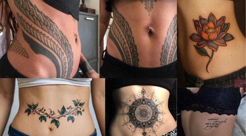 tummy tuck tattoo ideas 0020