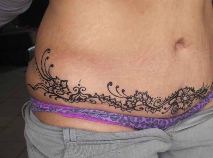 tummy tuck tattoo ideas 0043