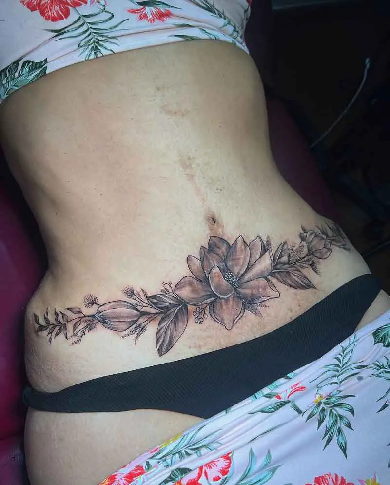 tummy tuck tattoo ideas 0044