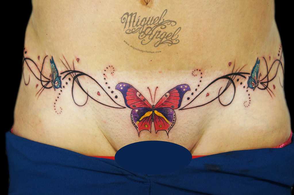 tummy tuck tattoo ideas 0066