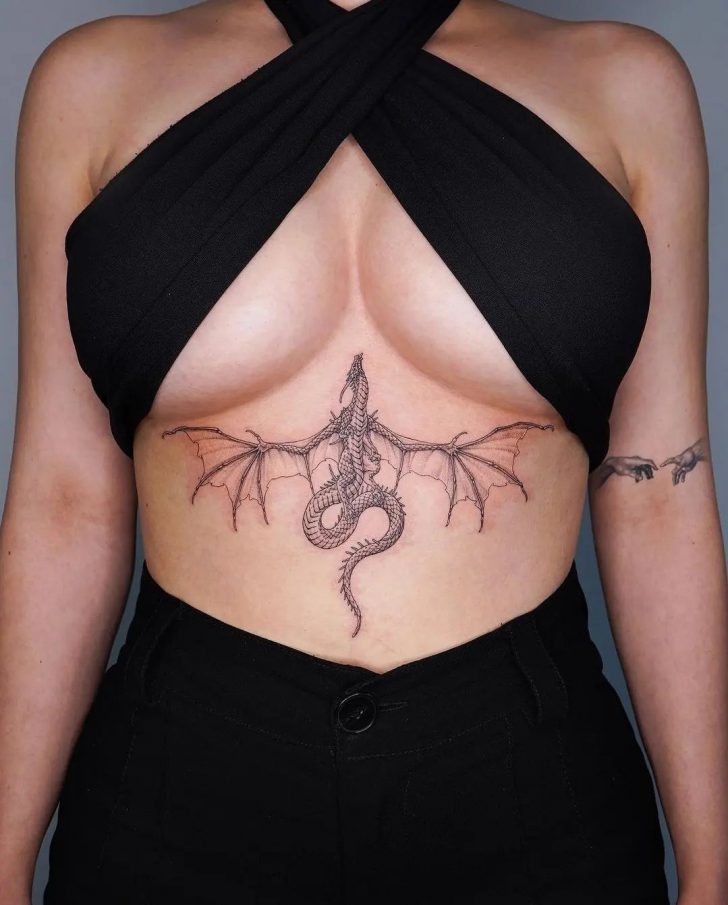 under boob tattoo ideas 0013