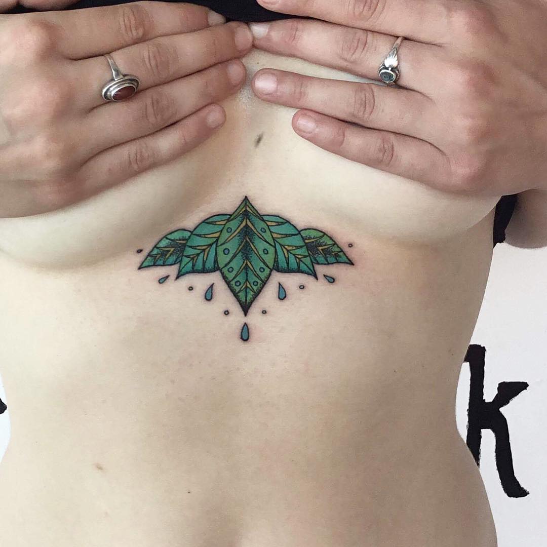 under boob tattoo ideas 0030