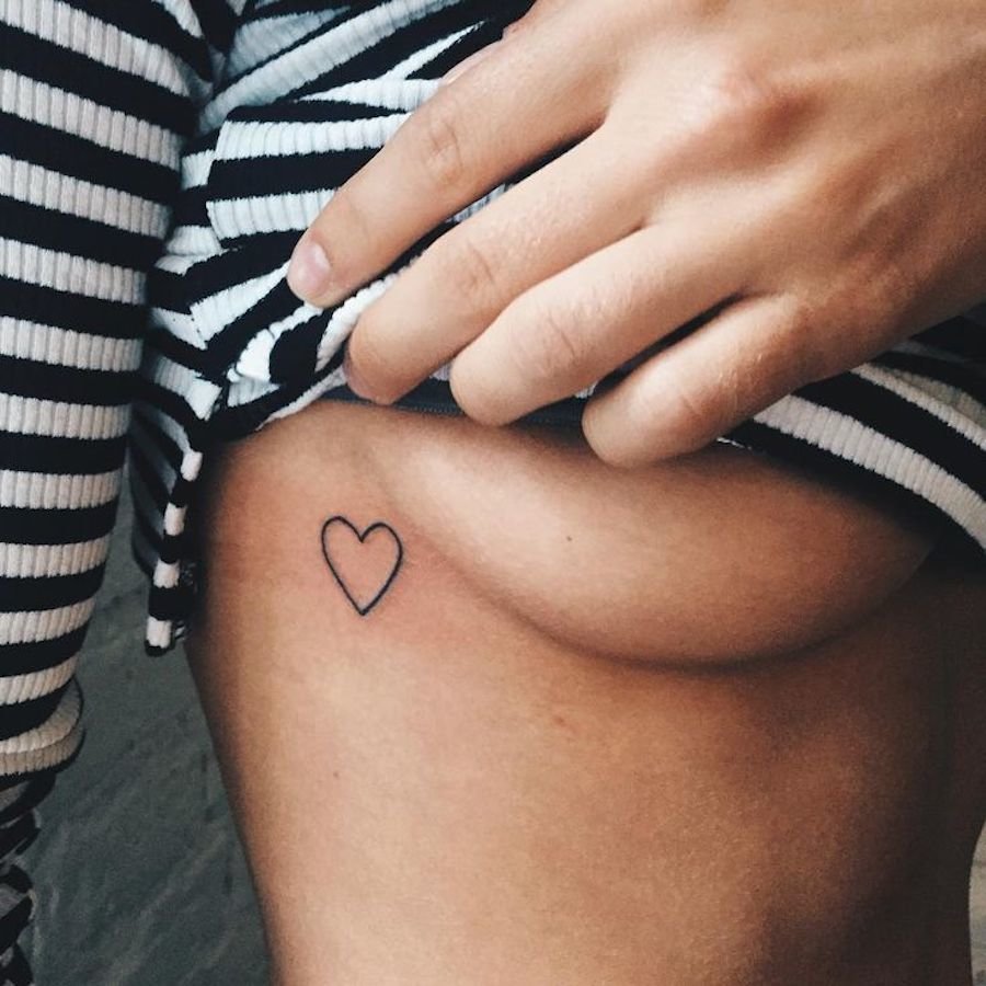 under boob tattoo ideas 0038