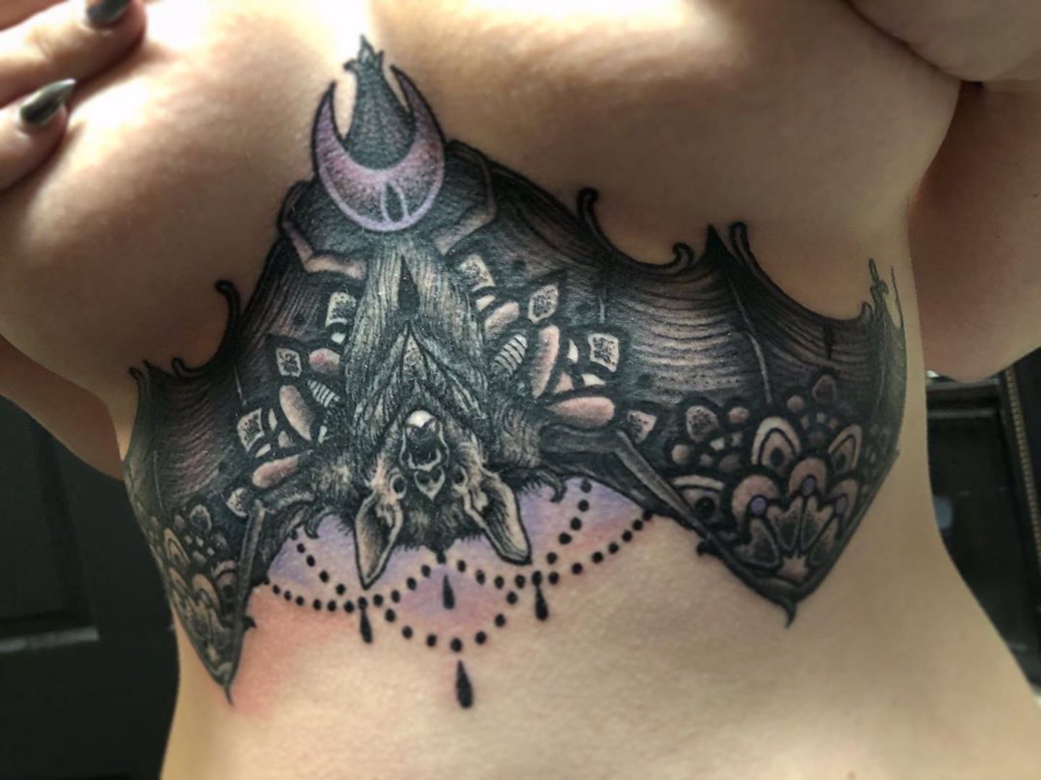 under boob tattoo ideas 0043