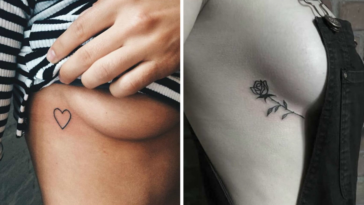 under boob tattoo ideas 0064