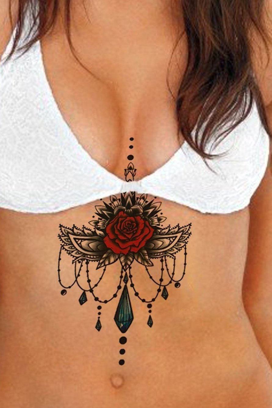 under boob tattoo ideas 0067