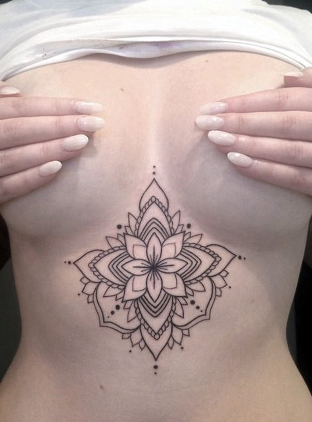 under boob tattoo ideas 0081