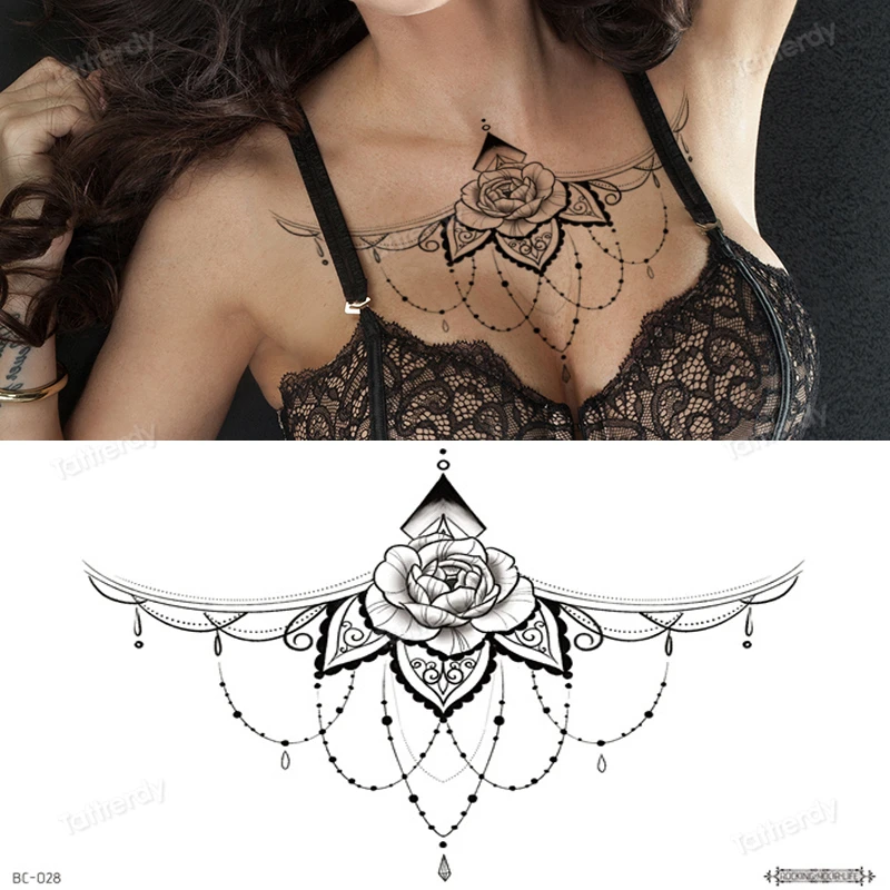 under boob tattoo ideas 0082