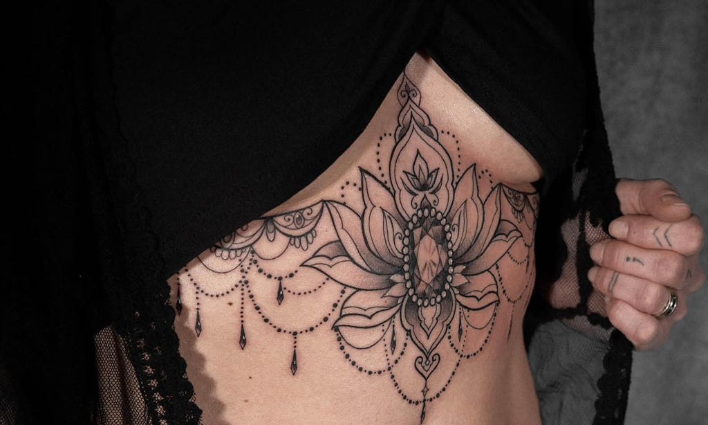 under breast tattoo ideas for women