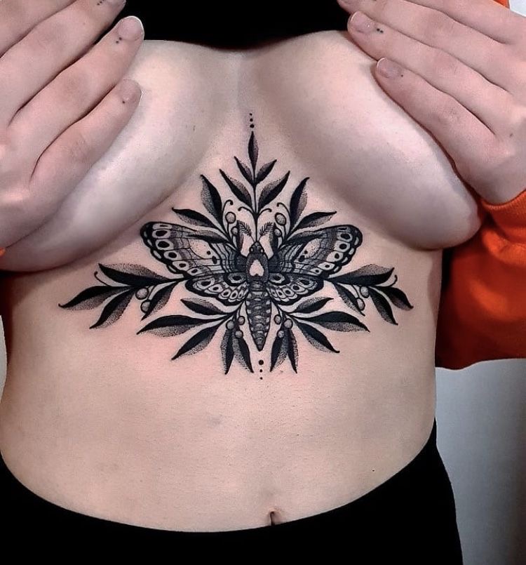 under breast tattoo ideas 0020