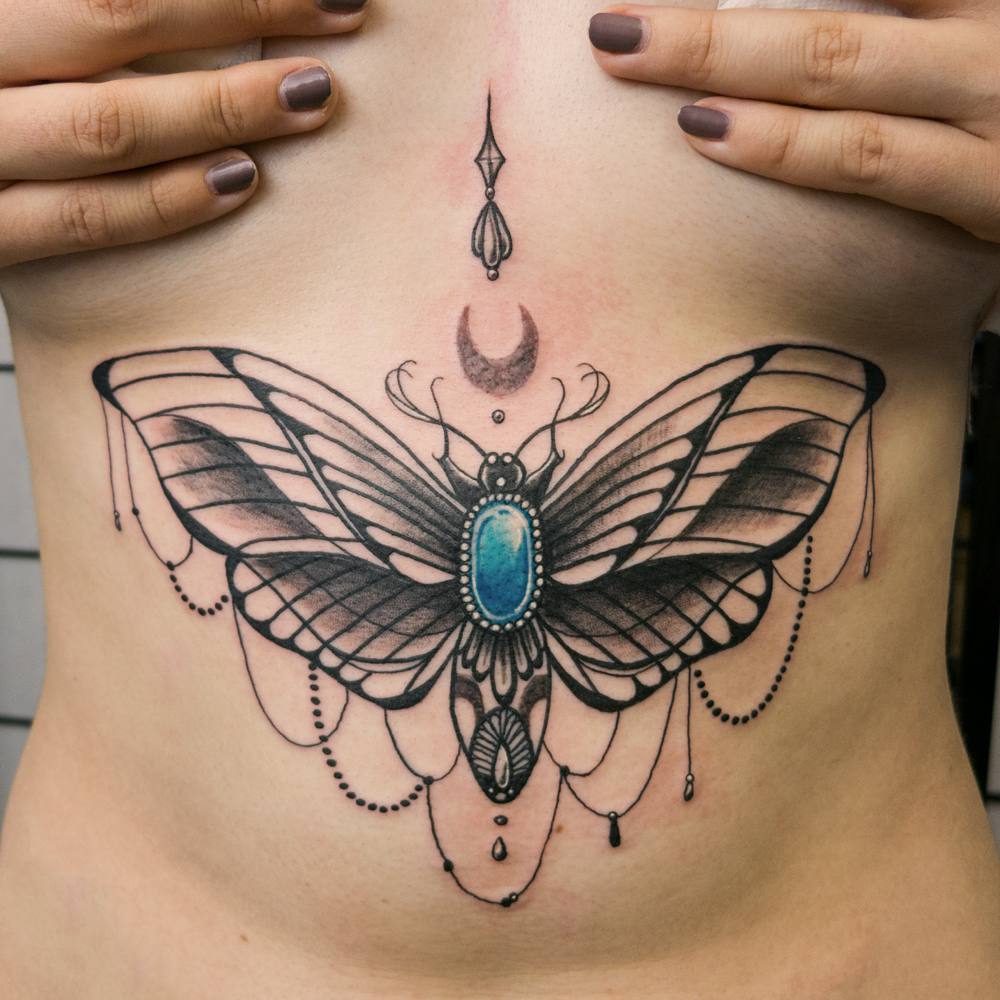 under breast tattoo ideas 0098